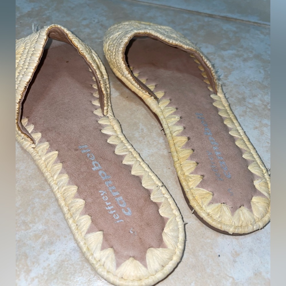 Jeffrey Campbell Raffia Slides - image 3